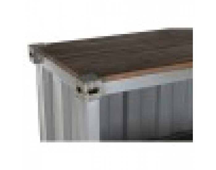 Лавица Home ESPRIT Сив Небесно синьо Метал Дървен MDF 87 x 44 x 168,5 cm