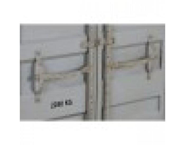 Лавица Home ESPRIT Сив Небесно синьо Метал Дървен MDF 87 x 44 x 168,5 cm