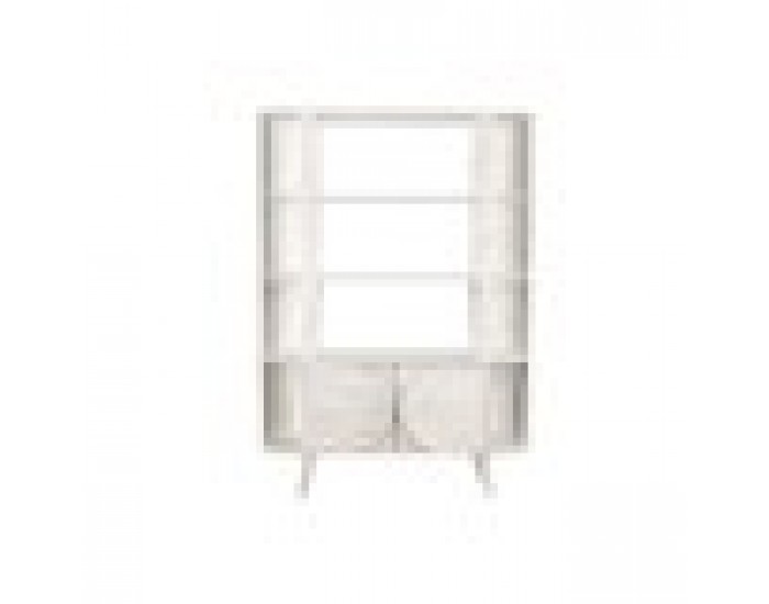 Лавица DKD Home Decor Бял Дърво манго 116 x 40 x 160 cm (1)