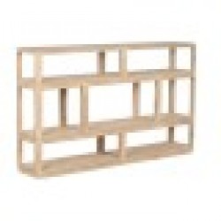 Лавица Home ESPRIT Естествен Дърво манго 160 x 30 x 93 cm - Етажерки