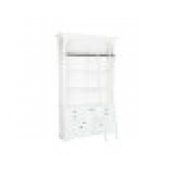 Лавица DKD Home Decor Бял Дървен MDF 137 x 38 x 234 cm - Етажерки