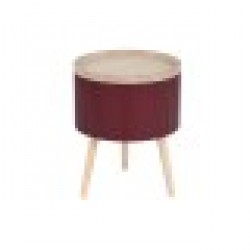 Помощна маса DKD Home Decor 38,5 x 38,5 x 49 cm Кафяв Кестен Дървен MDF - Холни маси