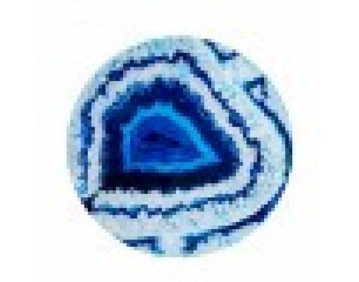 Помощна маса Мрамор Син Черен Кристал 40 x 41,5 x 40 cm (4 броя)