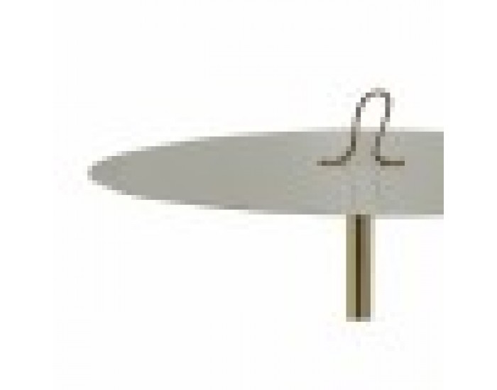 Помощна маса DKD Home Decor Сив Желязо 40 x 40 x 56 cm