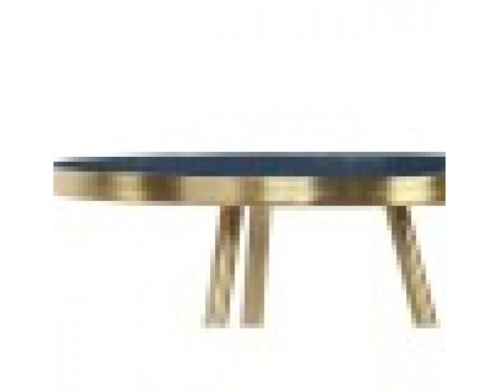 Комплект от 2 маси Home ESPRIT Син Златен 41 x 41 x 51 cm Комплект от 2 маси Home ESPRIT Син Златен 41 x 41 x 51 cm