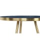 Комплект от 2 маси Home ESPRIT Син Златен 41 x 41 x 51 cm Комплект от 2 маси Home ESPRIT Син Златен 41 x 41 x 51 cm