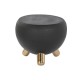 Помощна маса DKD Home Decor Черен Златен Желязо 51 x 51 x 44 cm Помощна маса DKD Home Decor Черен Златен Желязо 51 x 51 x 44 cm