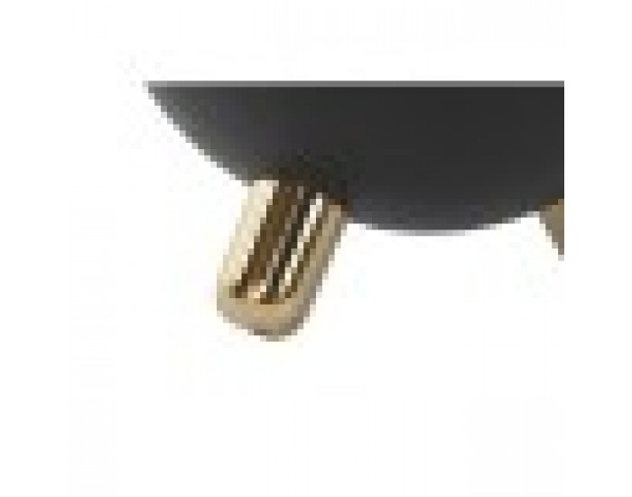 Помощна маса DKD Home Decor Черен Златен Желязо 51 x 51 x 44 cm Помощна маса DKD Home Decor Черен Златен Желязо 51 x 51 x 44 cm
