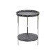 Помощна маса DKD Home Decor Черен Дървен MDF 40 x 40 x 53 cm Помощна маса DKD Home Decor Черен Дървен MDF 40 x 40 x 53 cm