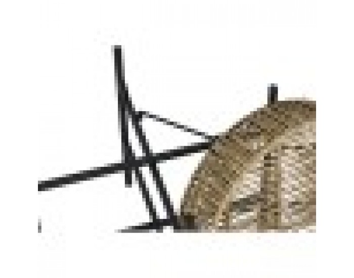 Комплект от 2 маси Home ESPRIT Черен Естествен Метал 49 x 49 x 44 cm