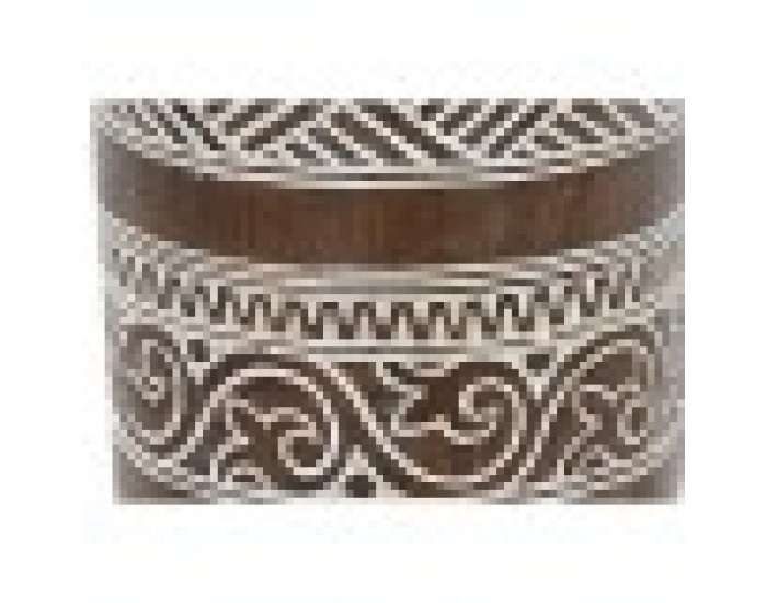 Помощна маса DKD Home Decor Естествен Бял (28 x 28 x 50 cm)