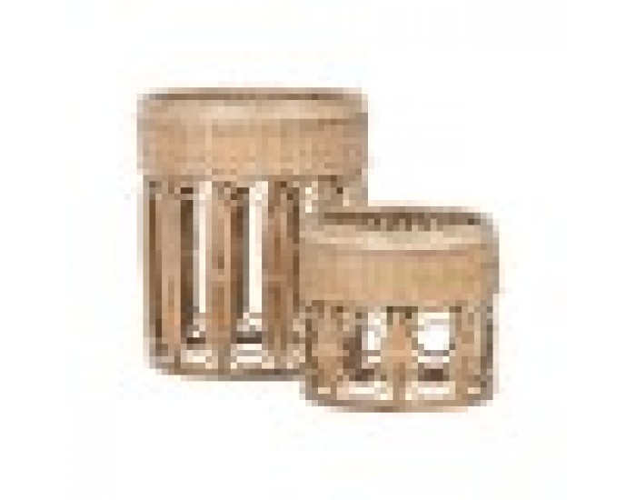 Помощна маса Home ESPRIT Естествен 42 x 42 x 47 cm Помощна маса Home ESPRIT Естествен 42 x 42 x 47 cm
