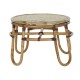 Помощна маса DKD Home Decor, Бамбук, Pатан, 60 x 60 x 42 cm Помощна маса DKD Home Decor, Бамбук, Pатан, 60 x 60 x 42 cm