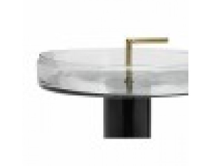 Помощна маса DKD Home Decor Кристал Черен Прозрачен Желязо 41 x 41 x 57 cm Помощна маса DKD Home Decor Кристал Черен Прозрачен Желязо 41 x 41 x 57 cm