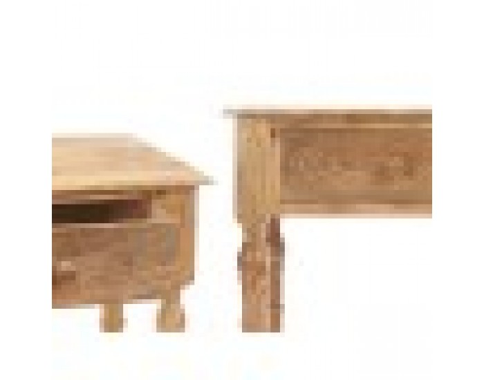 Портманто с 2 чекмеджета Кафяв Дърво манго 98 x 77 x 42 cm Райета Портманто с 2 чекмеджета Кафяв Дърво манго 98 x 77 x 42 cm Райета