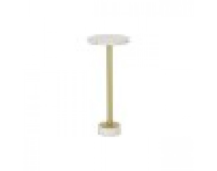 Помощна маса DKD Home Decor, Златен Метал, Мрамор, 27 x 27 x 62 cm