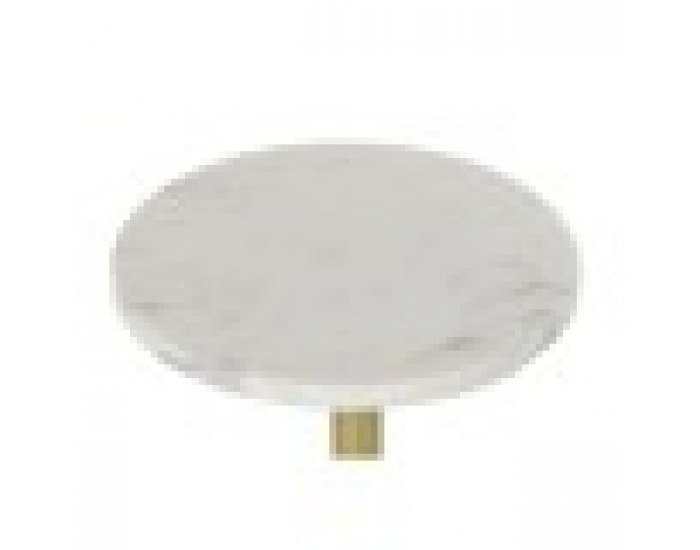 Помощна маса DKD Home Decor, Златен Метал, Мрамор, 27 x 27 x 62 cm