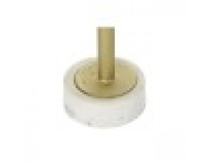 Помощна маса DKD Home Decor, Златен Метал, Мрамор, 27 x 27 x 62 cm