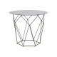 Помощна маса DKD Home Decor, Метал, Кристал, 70 x 70 x 60 cm Помощна маса DKD Home Decor, Метал, Кристал, 70 x 70 x 60 cm