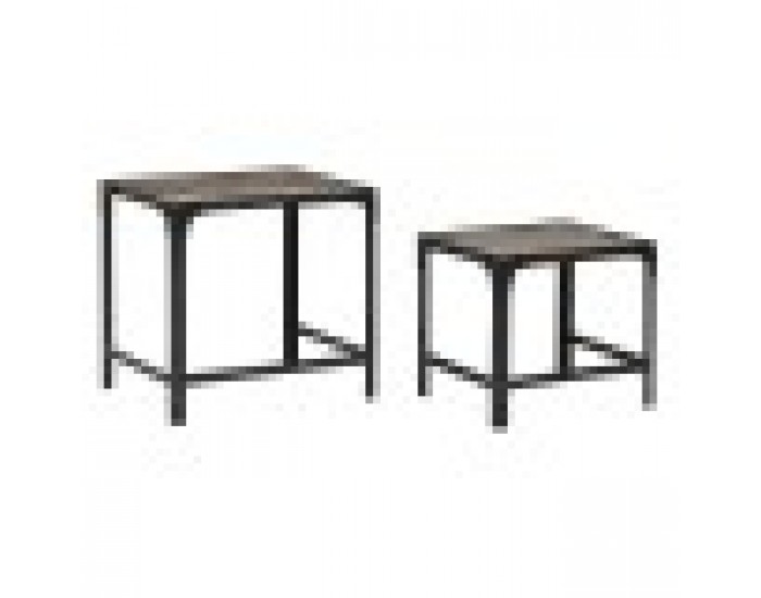 Комплект от 2 маси Home ESPRIT Естествен 48 x 36 x 45 cm Комплект от 2 маси Home ESPRIT Естествен 48 x 36 x 45 cm