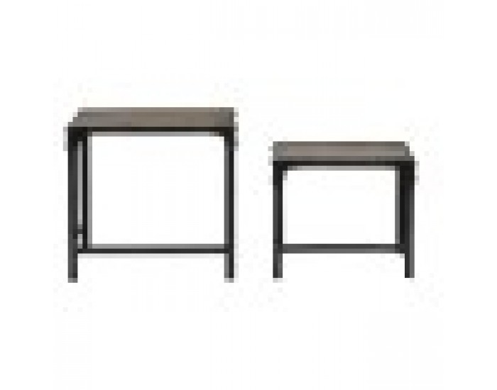 Комплект от 2 маси Home ESPRIT Естествен 48 x 36 x 45 cm Комплект от 2 маси Home ESPRIT Естествен 48 x 36 x 45 cm