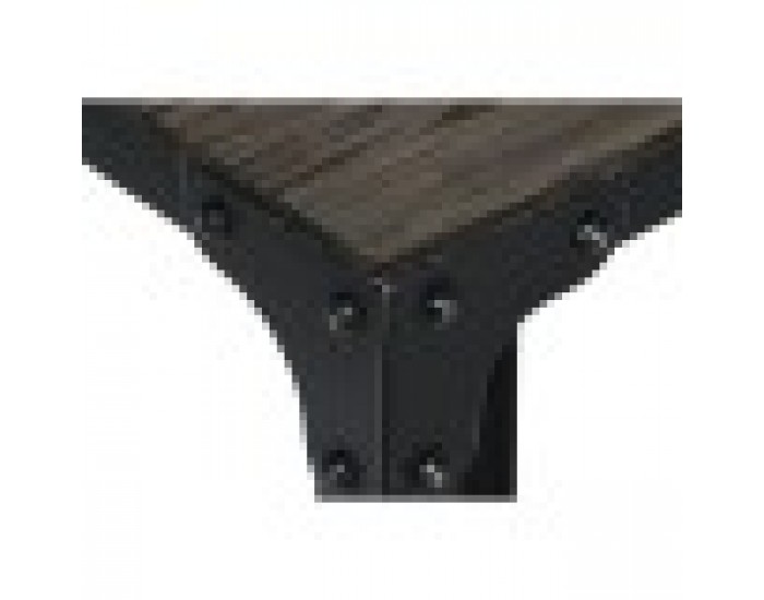 Комплект от 2 маси Home ESPRIT Черен Естествен 38 x 38 x 75 cm