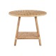 Помощна маса DKD Home Decor 61 x 61 x 46 cm 61 x 61 x 49 cm Кафяв Pатан Помощна маса DKD Home Decor 61 x 61 x 46 cm 61 x 61 x 49 cm Кафяв Pатан
