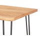 Помощна маса Live Edge 120 x 60 x 46 cm Кафяв Черен Aкациево дърво Помощна маса Live Edge 120 x 60 x 46 cm Кафяв Черен Aкациево дърво