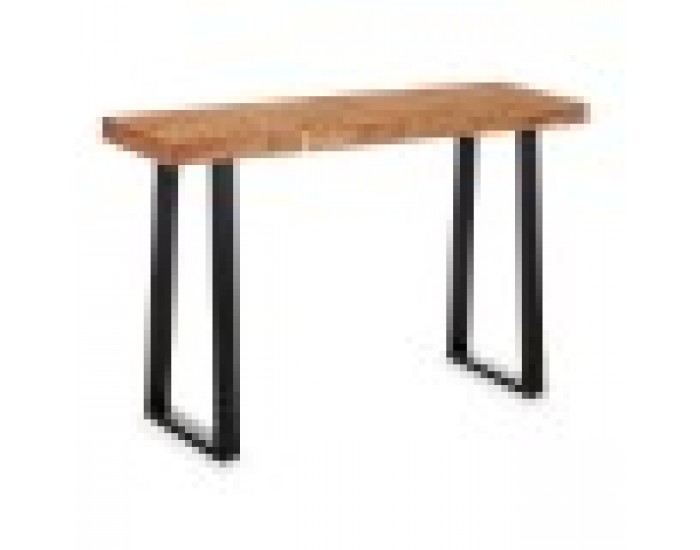 Зала Trama 110 x 35 x 77 cm Кафяв Черен Aкациево дърво Зала Trama 110 x 35 x 77 cm Кафяв Черен Aкациево дърво