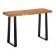 Зала Trama 110 x 35 x 77 cm Кафяв Черен Aкациево дърво Зала Trama 110 x 35 x 77 cm Кафяв Черен Aкациево дърво