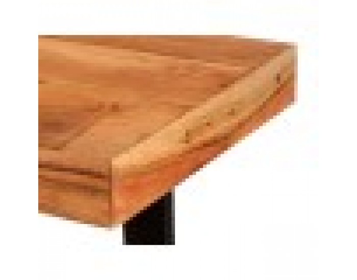 Зала Trama 110 x 35 x 77 cm Кафяв Черен Aкациево дърво Зала Trama 110 x 35 x 77 cm Кафяв Черен Aкациево дърво
