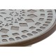 Помощна маса DKD Home Decor 55,5 x 55,5 x 53 cm Ела Метал Помощна маса DKD Home Decor 55,5 x 55,5 x 53 cm Ела Метал