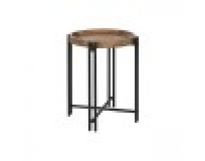 Помощна масичка Home ESPRIT Дървен Метал 50 x 50 x 60 cm