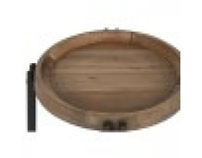 Помощна масичка Home ESPRIT Дървен Метал 50 x 50 x 60 cm