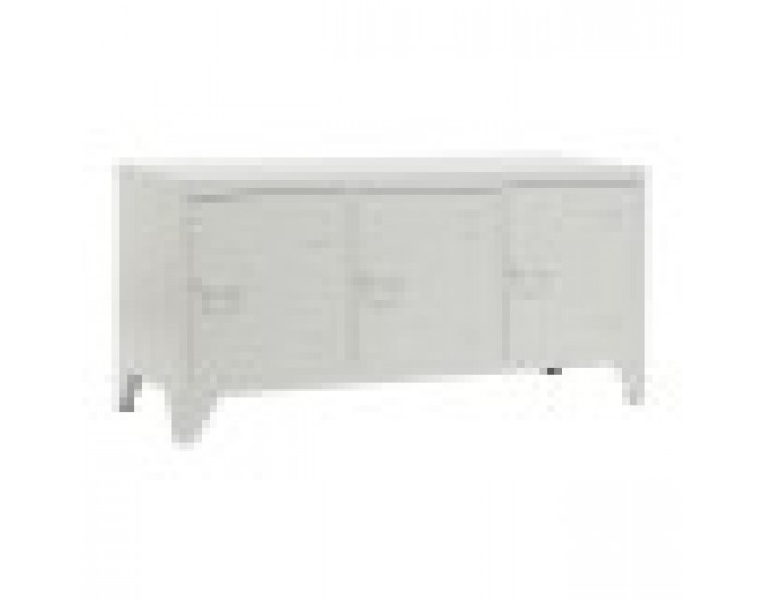 ТВ шкаф Home ESPRIT Бял Метал 120 x 40 x 58 cm