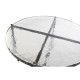 Помощна маса DKD Home Decor, Кристал, Черен Метал, Модерен, 50 x 50 x 42 cm Помощна маса DKD Home Decor, Кристал, Черен Метал, Модерен, 50 x 50 x 42 cm