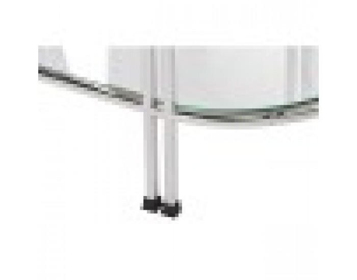 Помощна маса Home ESPRIT Сребрист Стомана Огледало 70 x 35 x 63 cm