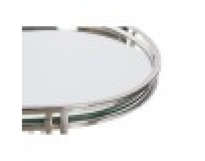 Помощна маса Home ESPRIT Сребрист Стомана Огледало 70 x 35 x 63 cm