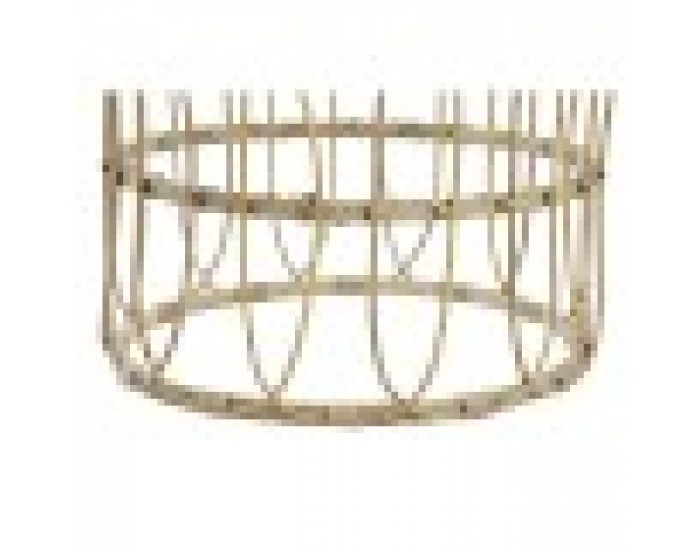 Комплект от 2 маси DKD Home Decor Кафяв Pатан (50 x 50 x 41,5 cm) (50 x 50 x 40 cm)