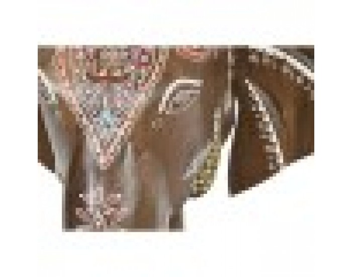 Помощна маса DKD Home Decor 68 x 34 x 78 cm Многоцветен Дърво манго