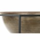 Помощна маса DKD Home Decor Кафяв Черен Дървен Метал 64 x 64 x 62,5 cm