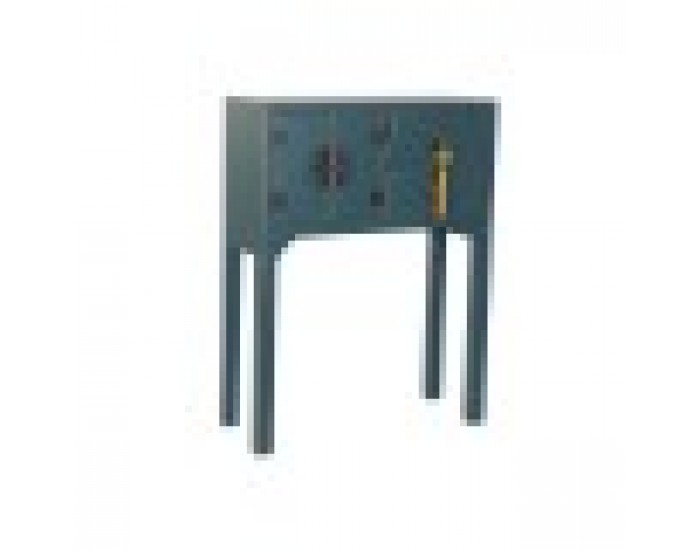 Конзола DKD Home Decor Ела Син Дървен MDF 63 x 26 x 83 cm