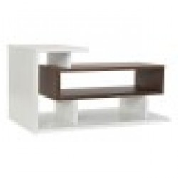 ТВ шкаф DKD Home Decor, Бял, MDF - Холни маси
