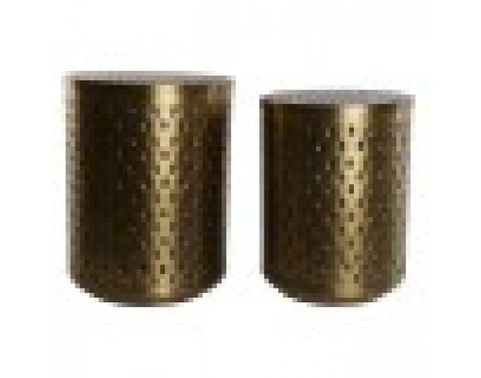 Комплект от 2 маси Home ESPRIT Златен Метал 43 x 43 x 54 cm