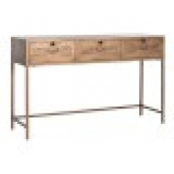 Console Home ESPRIT Златен Метал 125,5 x 37 x 77 cm - Маси