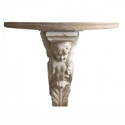Конзола DKD Home Decor 100 x 50,5 x 74 cm Ела Магнезиев - Холни маси