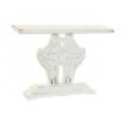 Конзола DKD Home Decor Бял Многоцветен Дървен Метал 30 x 40 cm 120 x 34 x 85 cm - Холни маси
