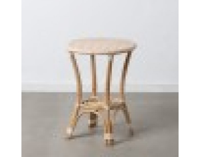 Помощна маса 50 x 50 x 67 cm Естествен Бежов Pатан