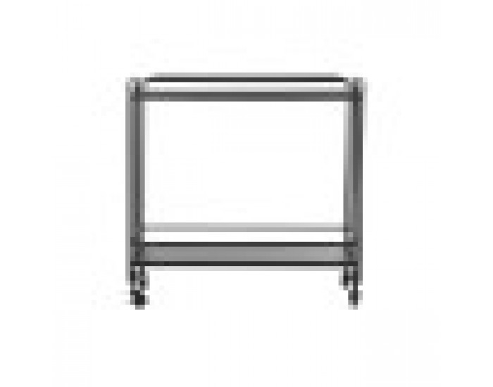 Конзола DKD Home Decor Кристал Черен Метал (80 x 28 x 80,5 cm)