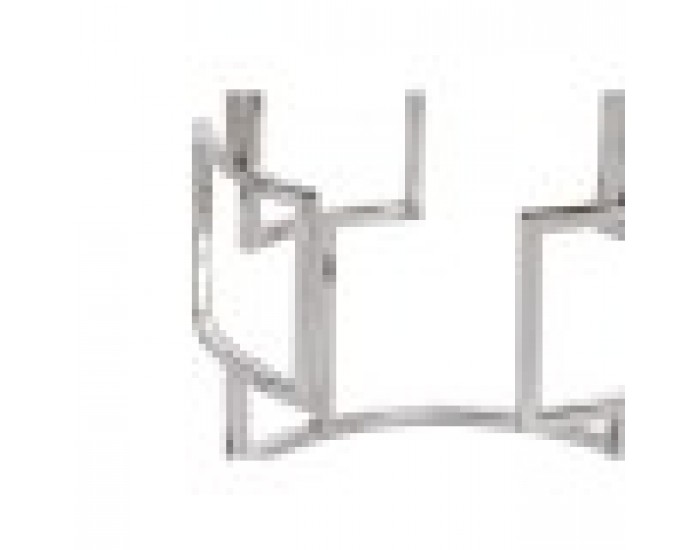 Комплект от 3 маси Home ESPRIT Кафяв Сребрист Естествен Стомана Дърво манго 49,5 x 49,5 x 62 cm